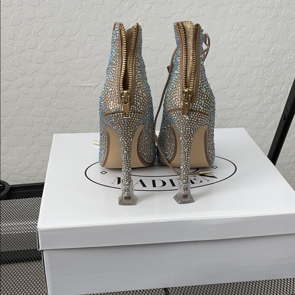 Steve Madden Rhinestone Heels - Picture 5 of 7